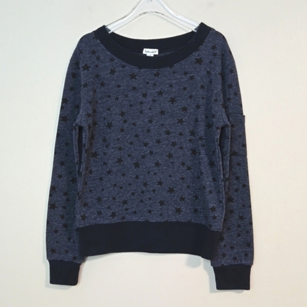 Splendid Girls Navy Blue Big Star Sweatshirt, Size 6-8* ~ EUC